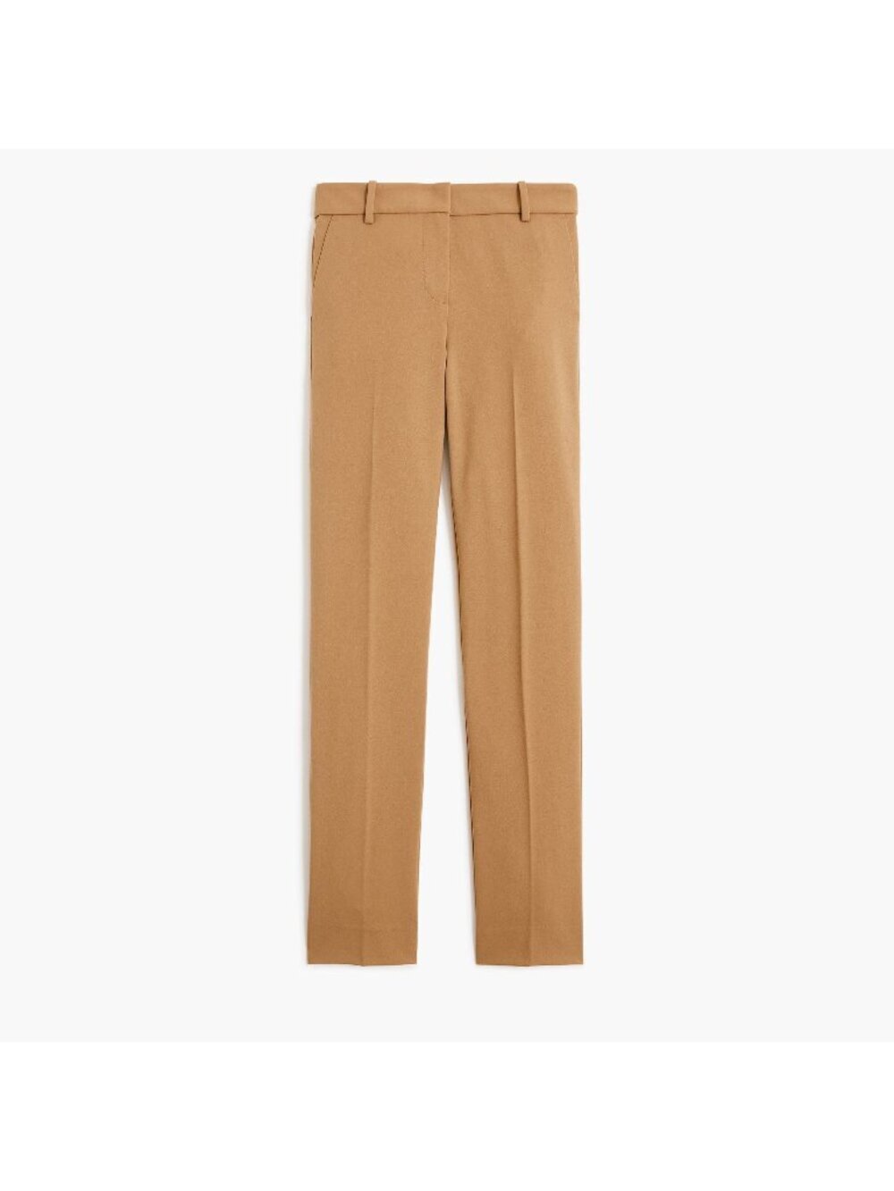 J. Crew NWT Slim Fit Full Length Trouser Pant for Women 10 Tan